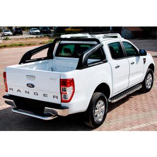 Pedane Laterali BlackLine (2 pz, Alluminio) Ford Ranger 2011–2022 foto 1