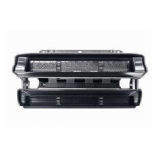 Cornice decorativa per copertura gancio traino del paraurti posteriore, nera Land Rover Defender 2019-