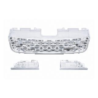 Griglia radiatore + feritoie parafango argento Land Rover Discovery Sport 2014-