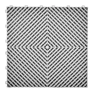 Piastrella modulare P/P (40x40x1,8 cm, grigia)