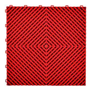 Piastrella modulare P/P (40x40x1.8 cm, rossa)