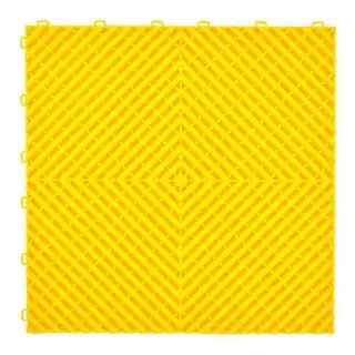 Piastrella modulare P/P (40×40×1,8 cm, gialla)