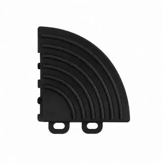 Elemento angolare per piastrella griglia modulare P/P (6×6×1.8 cm, nero)