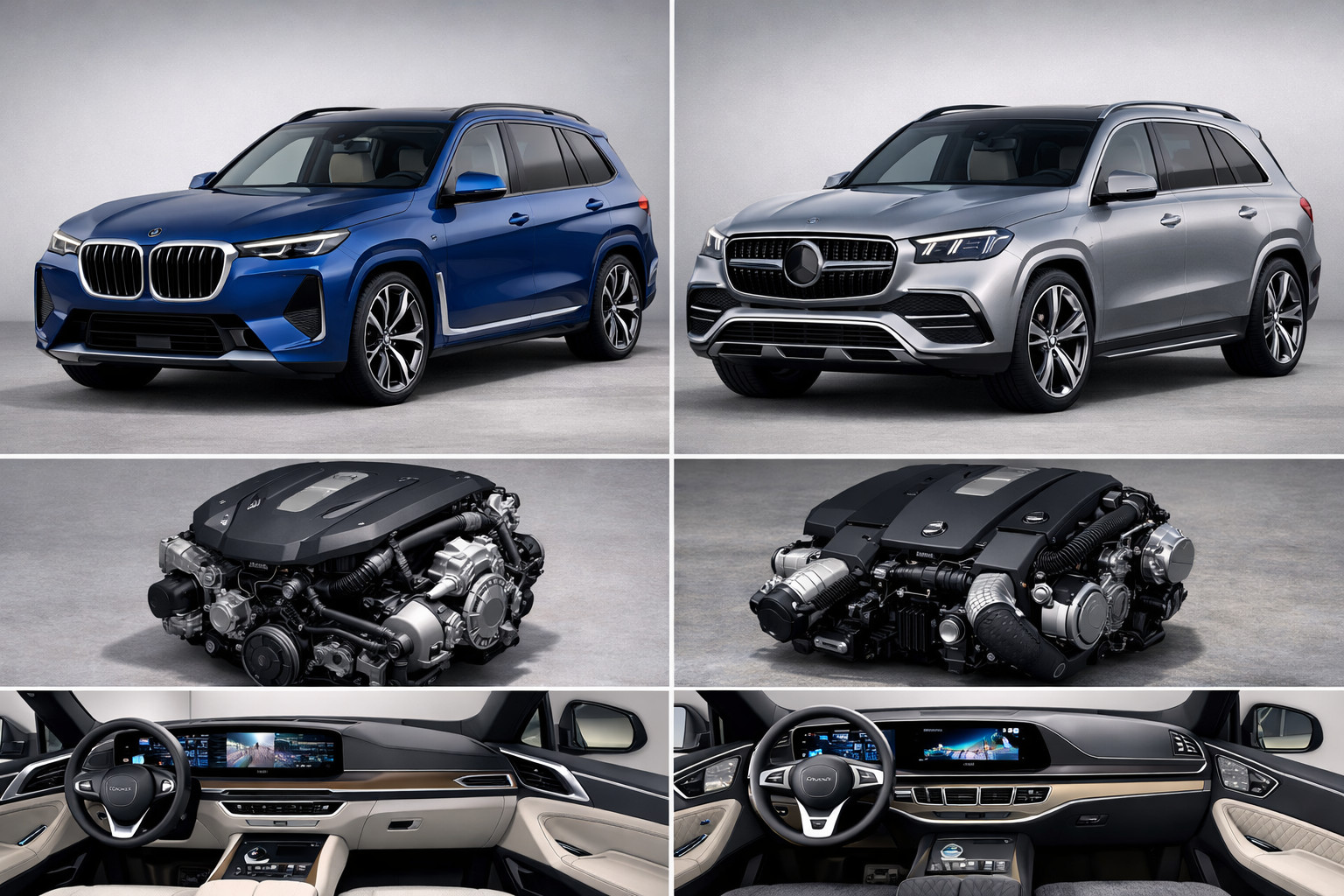 BMW X7 2027 vs Mercedes-Benz GLS 2027: prezzo, motori, interni e quale conviene