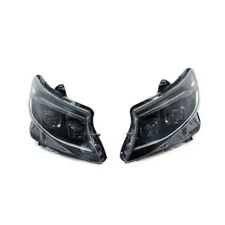 Fari anteriori 2025 Design LED Black (per Vito, 2 pz) Mercedes Vito/V-class W447 2014- foto 1