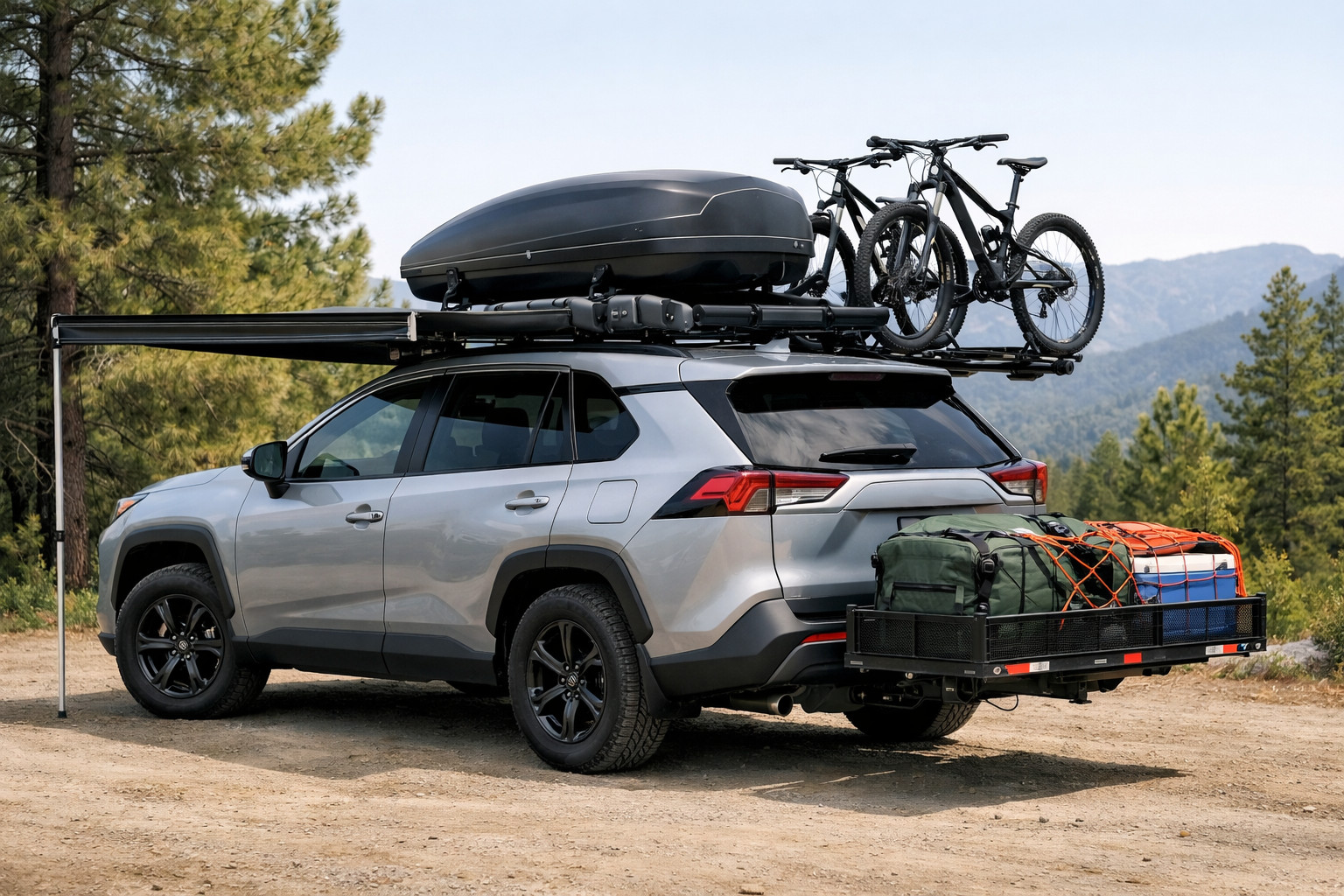 Cosa montare su Toyota RAV4 2019+ per vacanze e carico sul tetto