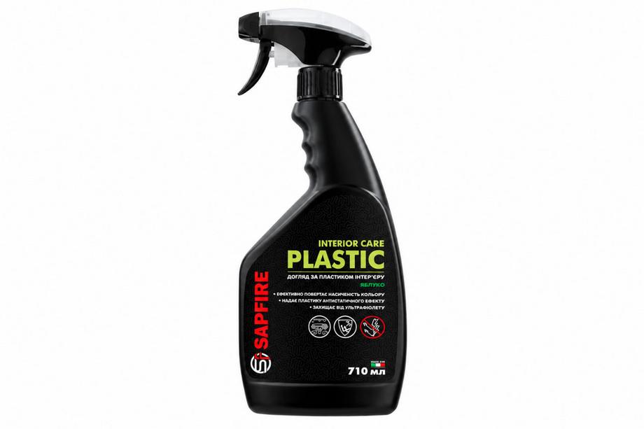 Pulitore e polish per plastiche 710 ml SAPFIRE Plastic Cleaner & Polish – mela SONAX Foto 1
