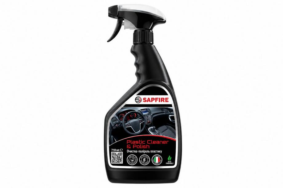 Pulitore e polish per plastiche 710 ml SAPFIRE Plastic Cleaner & Polish – mela SONAX Foto 2