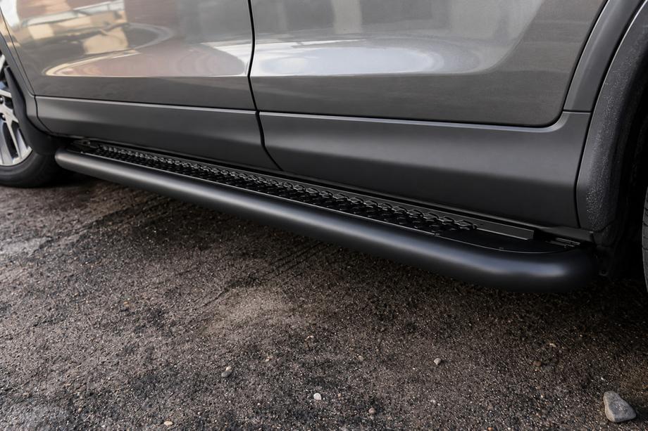 Honda CRV 2012-2016 Pedane laterali KB001 Black (acciaio inox) Foto 2