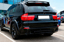 BMW X5 E70 2007-2013 Spoiler DPT M-Style (nero lucido) foto 1