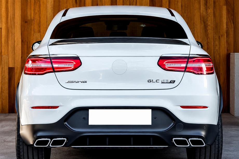 Mercedes GLC X253 2015-2022 Spoiler DPT (Nero Lucido) Foto 1