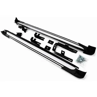 Pedane laterali OEM V4 Silver (2016-2018, 2 pz, alluminio) foto 3