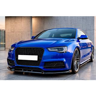 Labbro spoiler paraurti anteriore Lip DPT V3 (2011-2015, nero lucido) Audi A5 2007-2015 foto 1