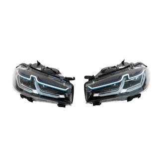 Fari anteriori G06 preLCI Design (2 pz) BMW X6 F16 2014-2019 foto 2