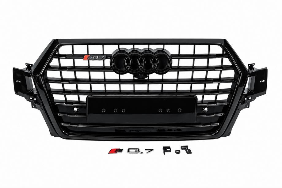 Audi Q7 2015–2026 Griglia anteriore stile SQ7 (2015-2019, nera) Foto 1