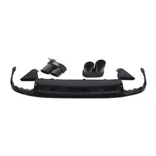 Diffusore posteriore con terminali di scarico S-Style Black (per S / S-Line)