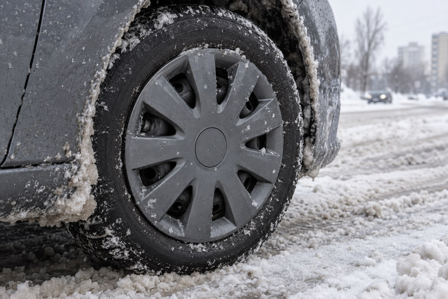Copricerchi in inverno: volano via nella neve? Come fissarli
