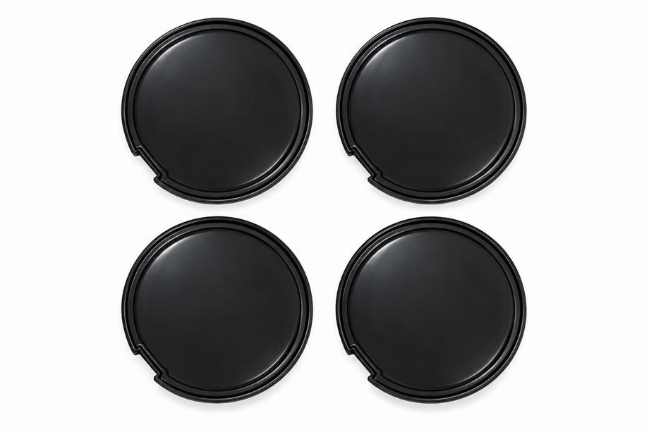 Coprimozzi neri per cerchi (56×52 mm, set da 4) Image