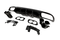 Mercedes E-class W213 2016-2023 Diffusore posteriore con terminali di scarico E53-Design Black (per Base) foto 2
