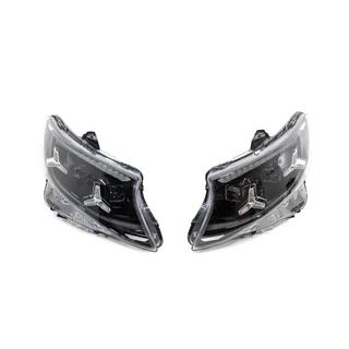 Fari anteriori OEM LED 2026 Black (per Vito, 2 pz) Mercedes Vito/V-class W447 2014- foto 1