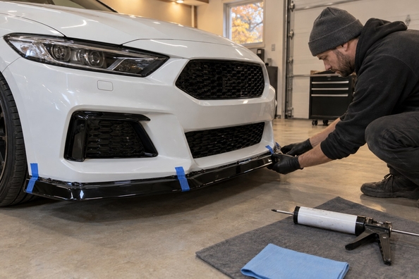 Si può verniciare e montare un body kit in autunno e in inverno: temperatura, asciugatura del primer e colla