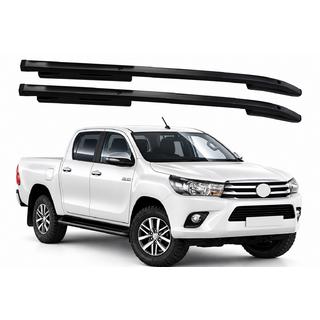 Longitudinali al tetto OEM neri (ABS) Toyota Hilux 2015-