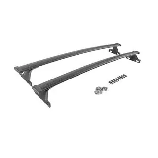 Barre portatutto trasversali nere per rail integrati OEM (Alluminio) foto 3