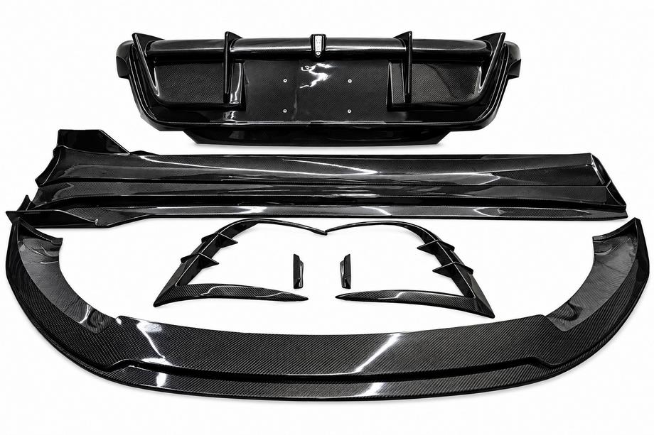 Tesla Model Y 2020- Kit carrozzeria Carbon Aerokit (per 2025+) Foto 3
