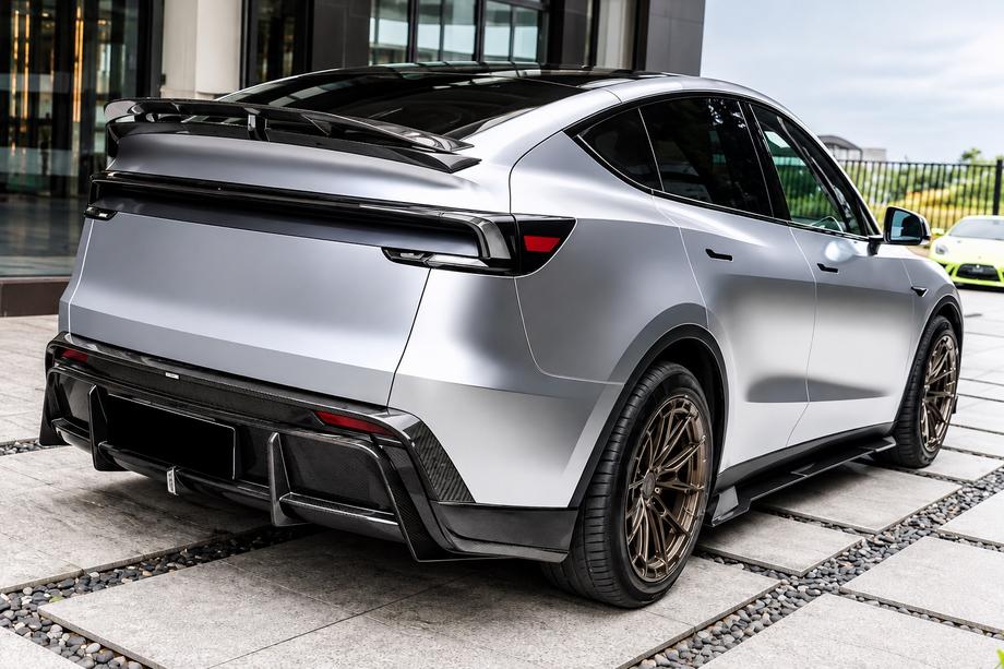 Tesla Model Y 2020- Kit carrozzeria Carbon Aerokit (per 2025+) Foto 2