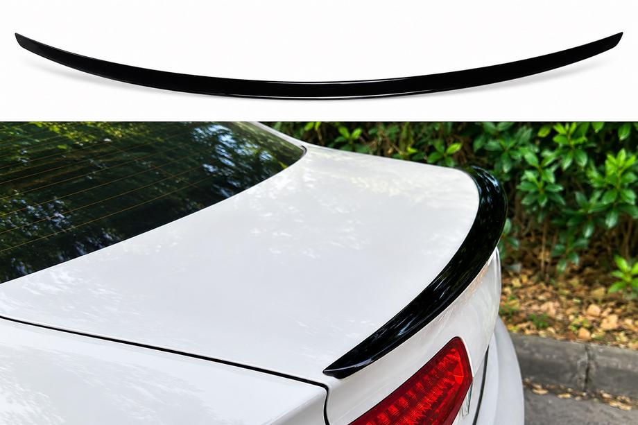 Audi A4 B8 2007-2015 Spoiler S-Style (per SD 2011-2015, nero lucido) Foto 1