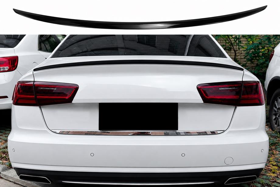 Audi A6 C7 2011–2018 Spoiler S-Style (per SD, nero lucido) Foto 1