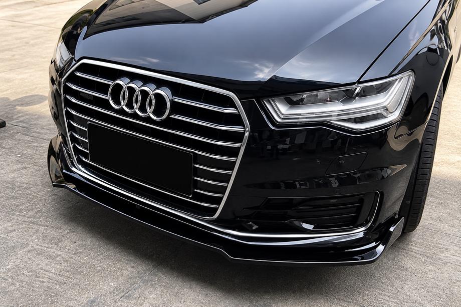 Audi A6 C7 2011–2018 Labbro spoiler paraurti anteriore (per Base 2014-2018, ABS) Foto 1