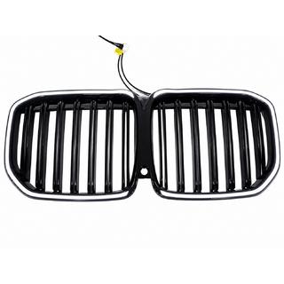 Griglie a doppio rene LED stile M-Look (2022+, nero lucido)