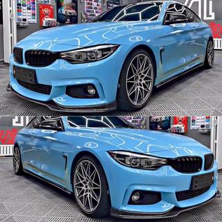 Labbro anteriore paraurti V4 (per M-Sport, Carbonio) foto 3