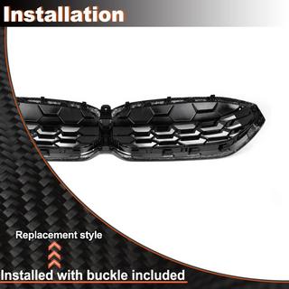 Griglie doppio rene Diamond Carbon (2022+) BMW 3 Series G20/G21 2018- foto 4