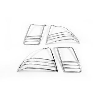 Coperture Cromate Fanali Posteriori (2 pz, plastica) Honda Civic Sedan VII 2001-2006 foto 3