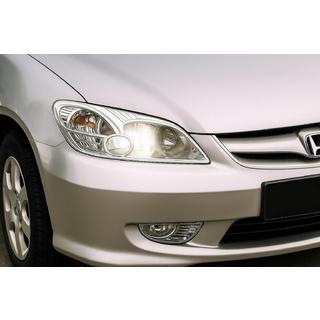 Coperture Fari Cromate (2 pz, plastica) Honda Civic Sedan VII 2001-2006 foto 1