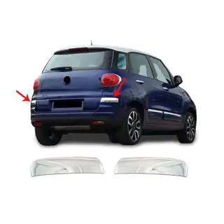 Protezioni angolari paraurti posteriore in acciaio inox per 500L 2018+ (2 pz) foto 1