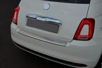 Fiat 500/500L 2013-2022 Protezione paraurti posteriore 3D/Cabrio (OmsaLine, acciaio inox) foto 5