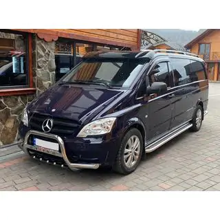 Visiera parabrezza (nero lucido, 5mm) Mercedes Vito W639 2004-2014 foto 3