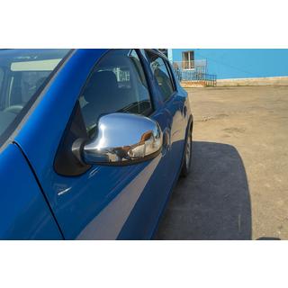 Coperture Specchietti (2 pz, Acciaio Inox) Renault Logan II 2013-2022 foto 1