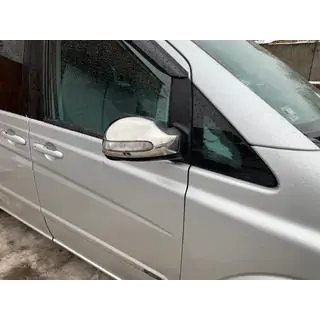 Coperture Specchietti Acciaio Inox (2004-2010, Viano, 2 pz) Mercedes Viano 2004-2014 foto 3