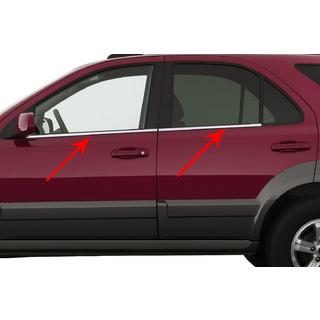 Cornici finestrini acciaio inox (4 pz) Kia Sorento I BL 2002-2009 foto 1