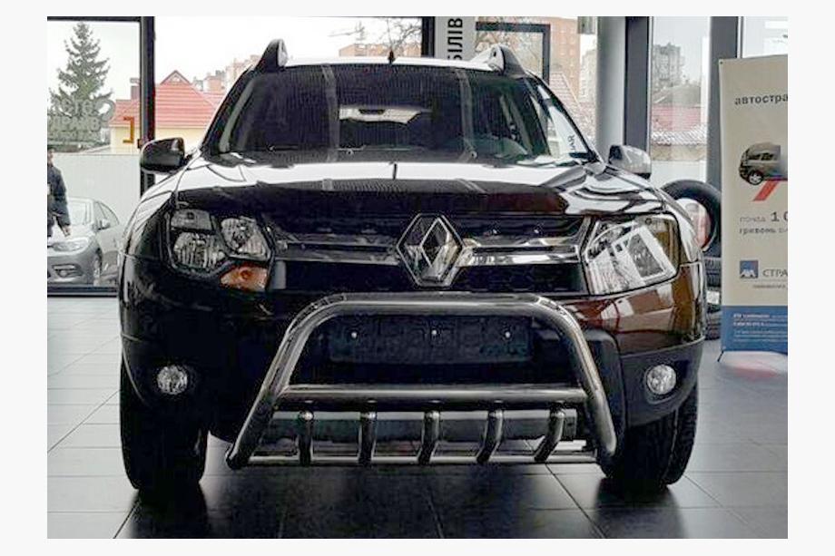 Renault Duster 2008–2017 Parabullbar senza scritta WT003 (acciaio inox) Foto 3