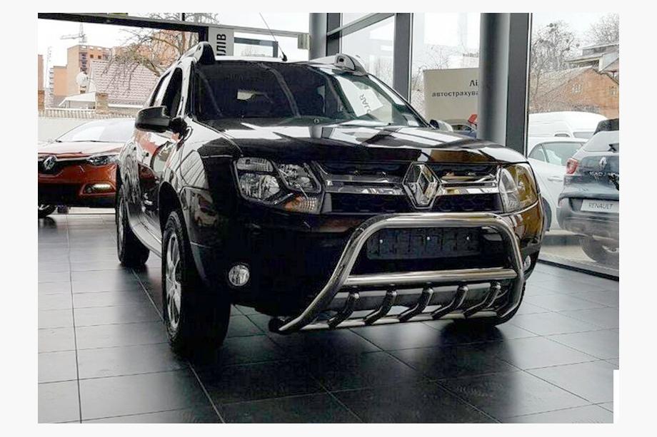 Renault Duster 2008–2017 Parabullbar senza scritta WT003 (acciaio inox) Foto 7