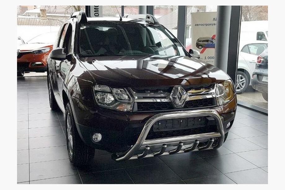 Dacia Duster 2008-2018 Parabullbar senza scritta WT003 (acciaio inox) Foto 6
