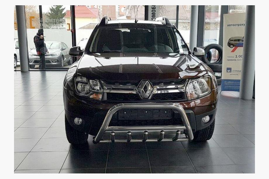 Dacia Duster 2008-2018 Parabullbar senza scritta WT003 (acciaio inox) Foto 8