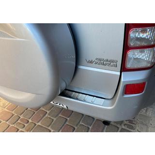 Protezione Paraurti Posteriore Carmos (Acciaio Inox) Suzuki Grand Vitara 2005-2017 foto 4