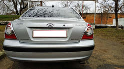 Hyundai Elantra (XD) 2000-2011 Coperture Cromate Fanali Posteriori (2 pz, plastica) foto 7