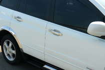 SsangYong Action 2005-2018 Coperture Maniglie Porta Cromate (4 pz, plastica) foto 3